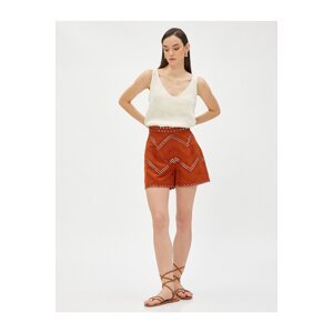 Koton Ethnic Look Shorts with Stones