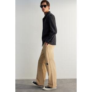 Trendyol Men's Mink Premium Loose Fit Trousers