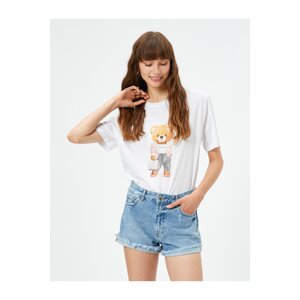 Koton Teddy Bear Printed T-Shirt Cotton