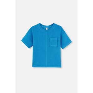 Dagi Blue Towel O Neck T-Shirt