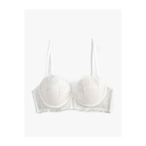 Koton Bridal Bra Lace Support Push Up Underwire