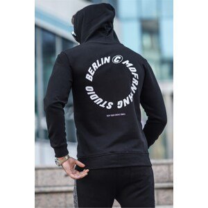 Madmext Men's Black Printed Sweatshirt 5306