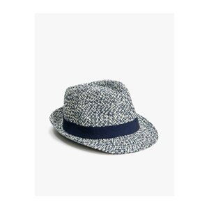 Koton Straw Fedora Hat Band Detail