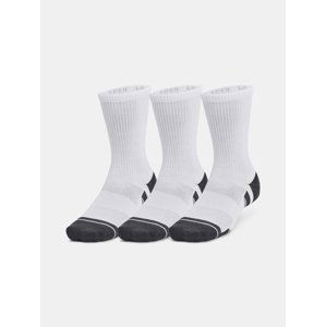 Under Armour Ponožky UA Performance Tech 3pk Crew-WHT - unisex