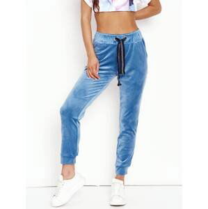 Blue velour pants Cocomore