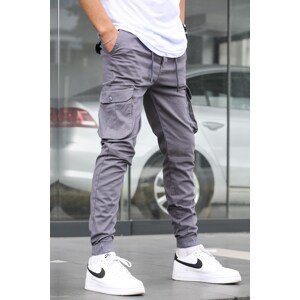 Madmext Smoked Slim Fit Jogger Trousers 5740