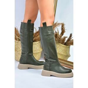 Fox Shoes Khaki Daily Women's Boots