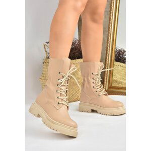 Fox Shoes Skin Leather Women's Boots