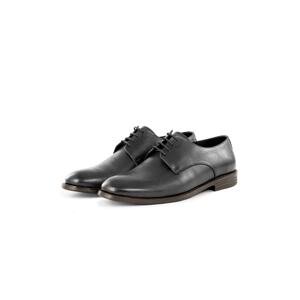Ducavelli Pierro Genuine Leather Men's Classic Shoes, Derby Classic Shoes, Laced Classic Shoes