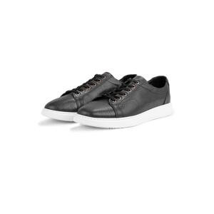 Ducavelli Verano Genuine Leather Men's Casual Shoes, Summer Sports Shoes, Lightweight Shoes Black.