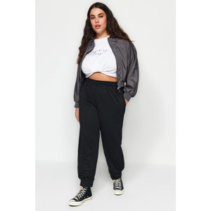Trendyol Curve Black Thin Jogger Knitted Sweatpants