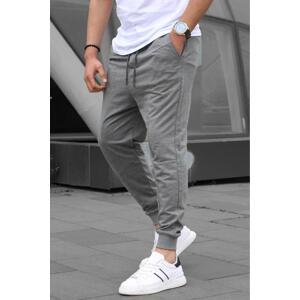 Madmext Anthracite Men's Tracksuits with Elastic Legs 4800