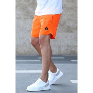 Madmext Neon Orange Men's Marine Shorts 5087