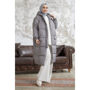 InStyle Silva Filled Puffer Jacket - Anthracite