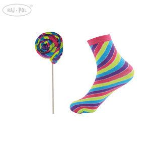Raj-Pol Woman's Socks Lollipop