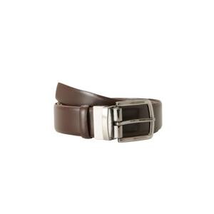 ALTINYILDIZ CLASSICS Men's Brown 100% Genuine Leather Patternless Double-Sided Casual Belt