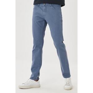 ALTINYILDIZ CLASSICS Men's Indigo 360 Degree All-Direction Stretch Slim Fit Slim Fit Cotton Comfort Trousers