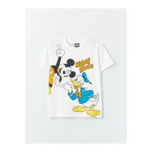 LC Waikiki Crew Neck Disney Printed Short Sleeve Boys' T-Shirt