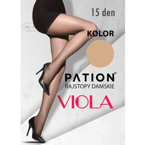 Raj-Pol Woman's Tights Pation Viola 15 DEN