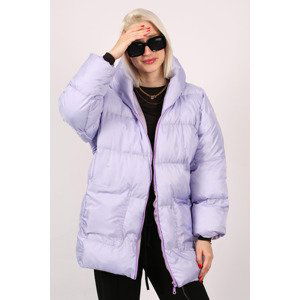 Madmext Purple Hooded Pocket Detailed Women's Coat