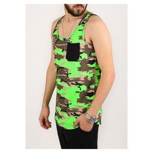 Madmext Camouflage Green Undershirt 2272