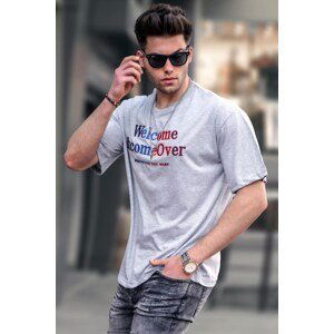 Madmext Men's Gray T-Shirt 4960