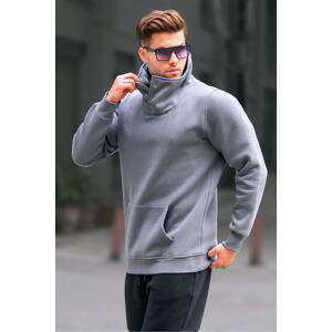 Madmext Smoked Collar Detailed Men's Sweatshirt 4411