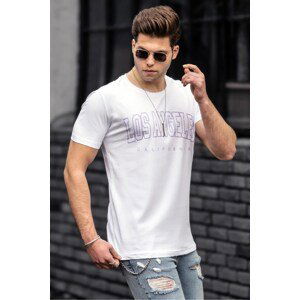 Madmext Men's White T-Shirt 4954