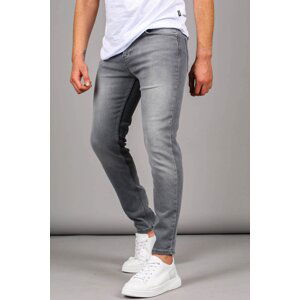 Madmext Gray Lycra Skinny Fit Men's Jean 6323