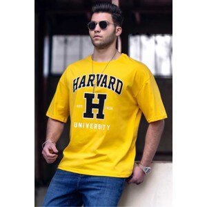 Madmext Men's Yellow T-Shirt 4956