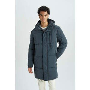 DEFACTO Regular Fit Faux Fur Lined Puffer Jacket