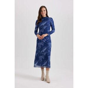 DEFACTO Tulle Long Sleeve Dress