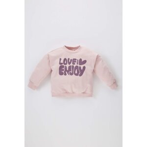 DEFACTO Baby Girl Regular Fit Thin Fabric Sweatshirt