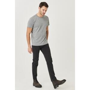 ALTINYILDIZ CLASSICS Men's Anthracite Slim Fit Slim Fit 5 Pocket Flexible Casual Trousers