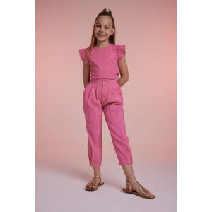 DEFACTO Girls Carrot Fit Modal Trousers