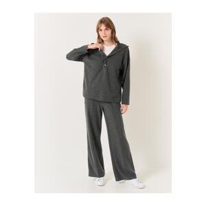 Jimmy Key Anthracite Knitted Trousers