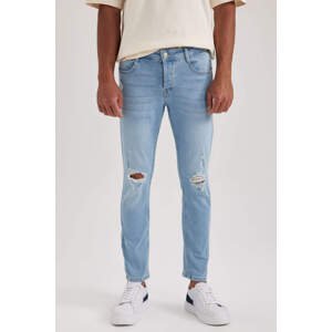 DEFACTO Carlo Skinny Fit Extra Tight Fit Normal Waist Ripped Detailed Jeans