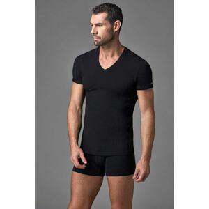 Dagi Black V-Neck Combed Cotton Men's Undershirt