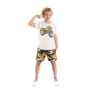 Mushi Motorcycle Boy T-shirt Shorts Set