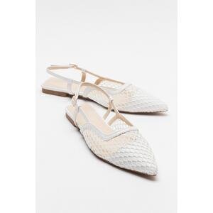 LuviShoes BRACE White Skin Women's Sandals