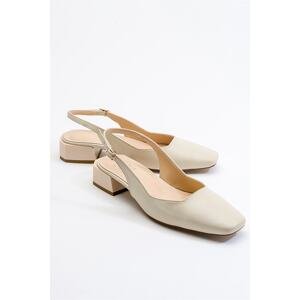 LuviShoes State Beige Skin Women's High Heels Shoes