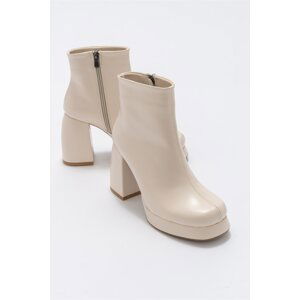 LuviShoes Peppy Beige Skin Women's Boots