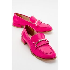 LuviShoes Feasting Women's Fuchsia Loafers