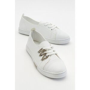 LuviShoes Nopse White Women's Sports Shoes