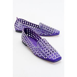 LuviShoes Hoof Purple Women's Flats