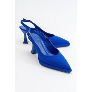 LuviShoes Tidy Sax Blue Women's High Heeled Shoes