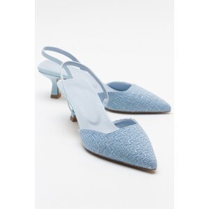 LuviShoes OVER Bebe Blue Women's Heeled Shoes