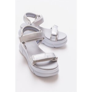 LuviShoes Women's Lame Sandals