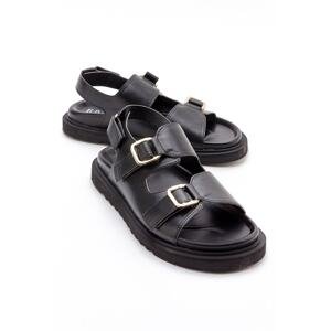 LuviShoes HERMOSA Women's Black Sandals