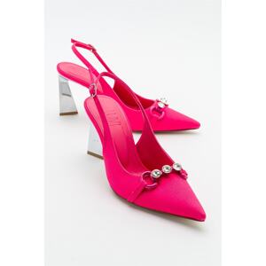 LuviShoes Libona Fuchsia Women's Heeled Shoes